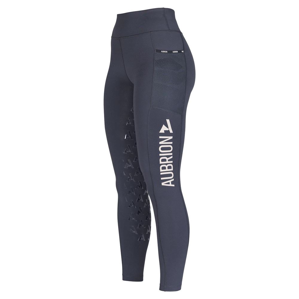 Shires Aubrion React Non-Stop Riding Tights (Shadow)