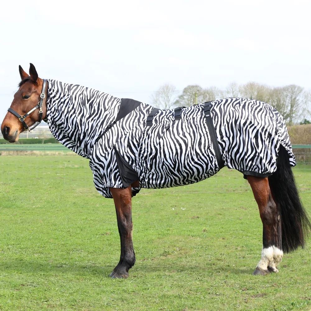 Hy Equestrian StormX Original Sweet Itch Zebra Rug