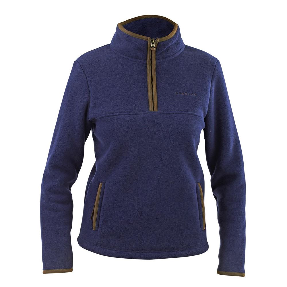 Shires Aubrion Ladies Core Half Zip Fleece (Navy)