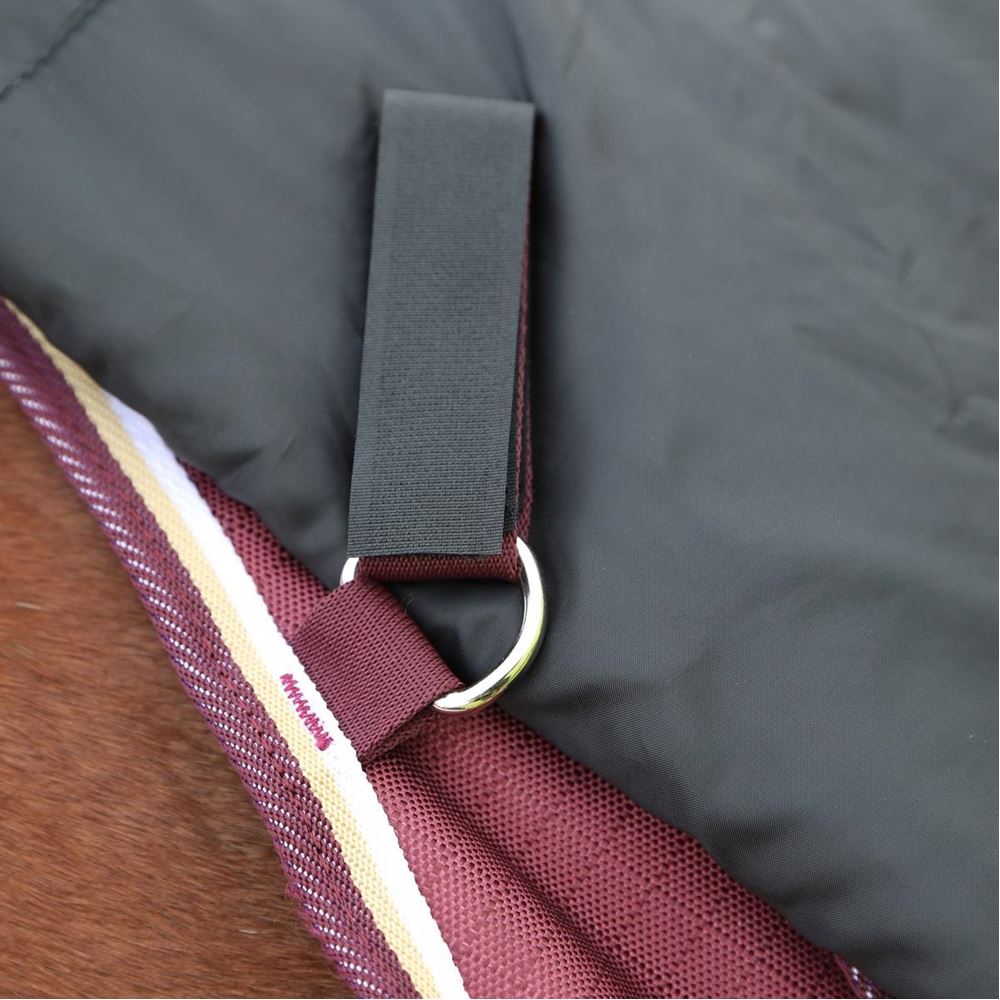 Shires Highlander Plus 100 Turnout Rug Neck Cover (Maroon)