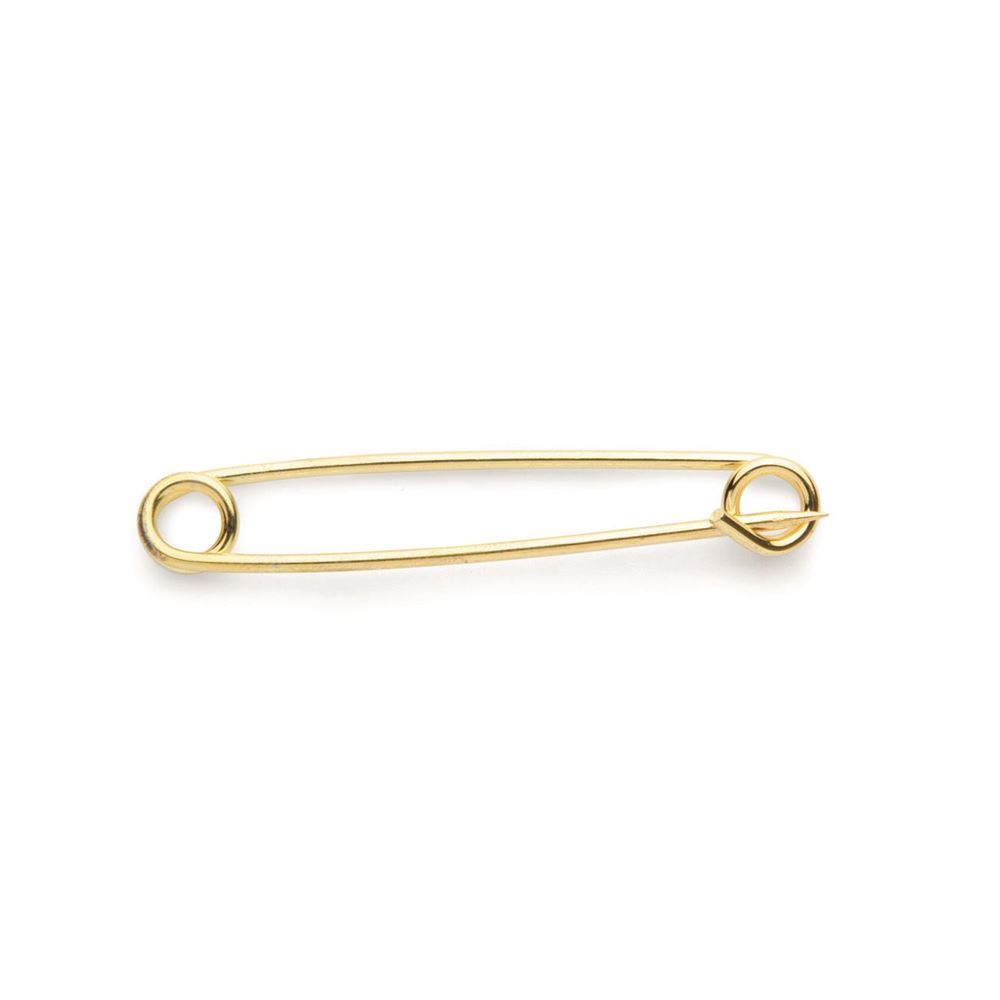 Shires Plain Gold Plated Stock Pin