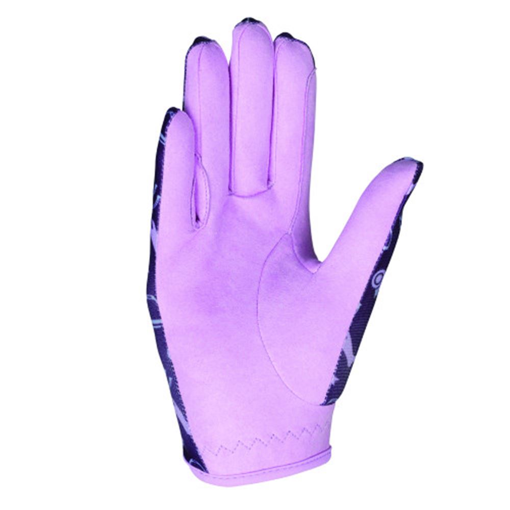 Giddy Up Gymkhana Riding Gloves by Little Rider (Purple/Lilac)