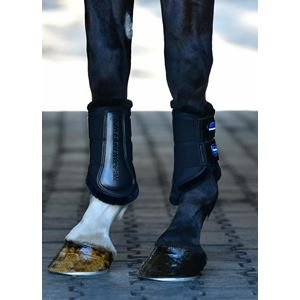 Weatherbeeta Tough-Tec Comfy Fleece Brushing Boots (Black)