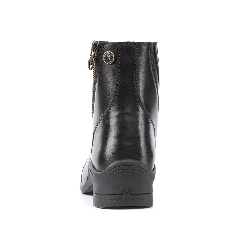 Shires Moretta Alessia Leather Paddock Boots (Black)