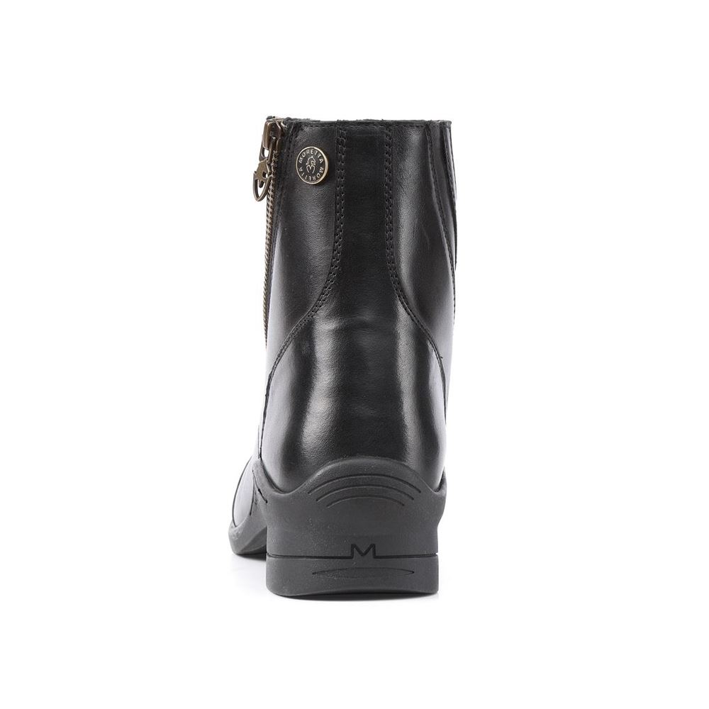 Shires Moretta Alessia Leather Paddock Boots (Black)