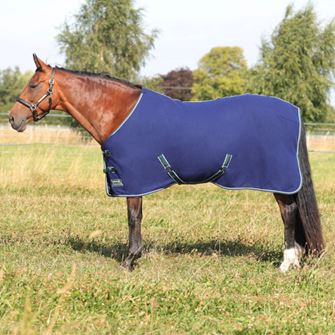 Hy Equestrian StormX Empra Opulence Fleece Rug (Navy)