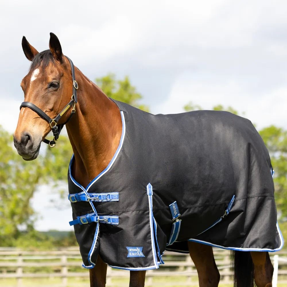Hy Equestrian StormX Empra Extra 100g Turnout Rug (Black)