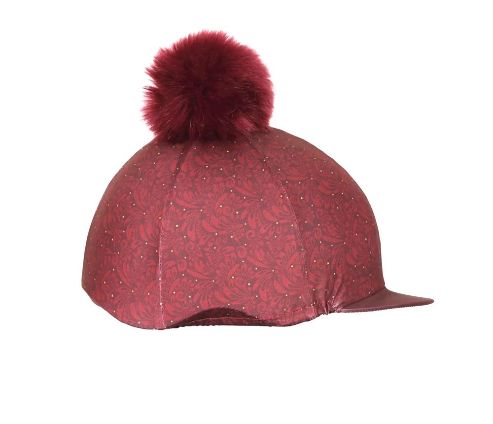 Shires Aubrion Hyde Park Hat Cover (Red Paisley)