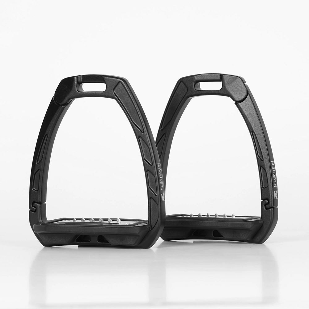 Shires Karben Ultra Grip Stirrups (Black)