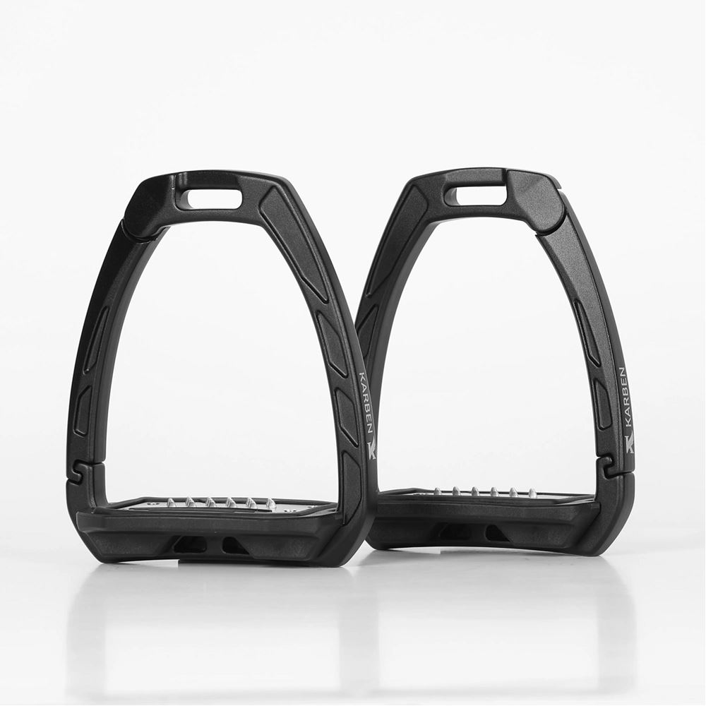 Shires Karben Ultra Grip Stirrups (Black)