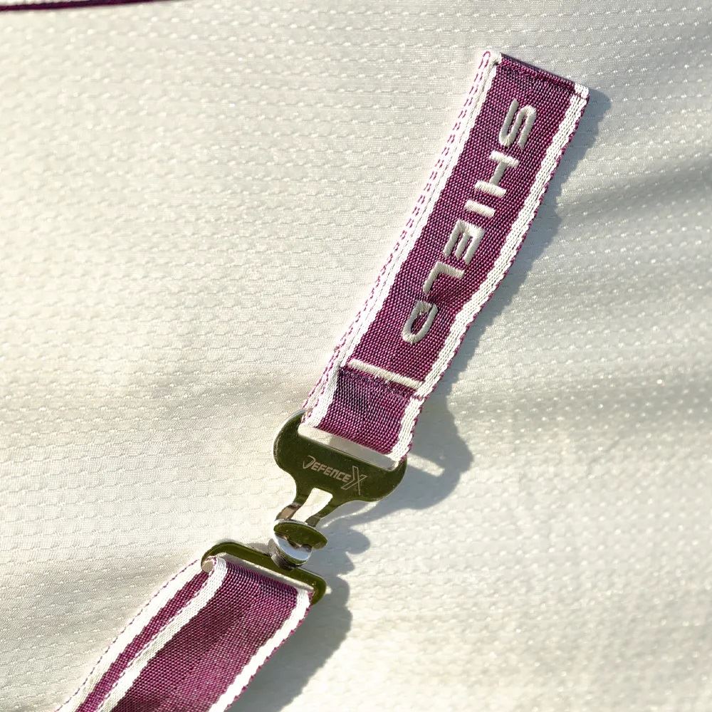 Hy Equestrian DefenceX Shield Sport Air Cooler Rug (Grey/Purple)