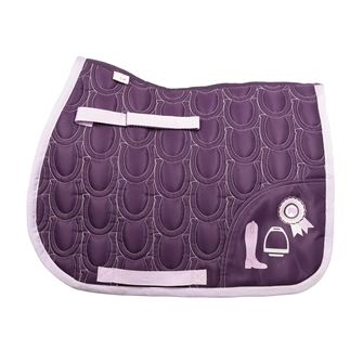 Giddy Up Gymkhana Saddle Pad by Little Rider (Purple/Lilac)