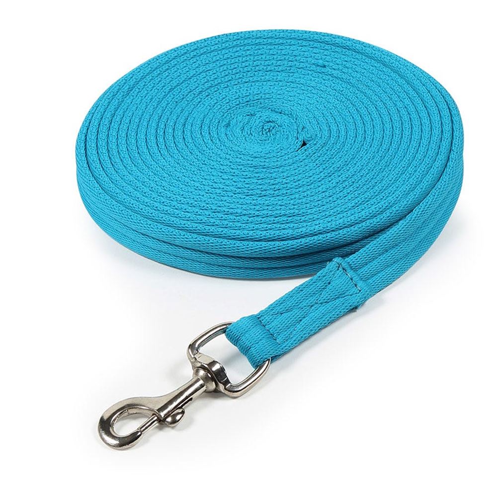 Shires Wessex Cushion Web Lunge Line (Blue)