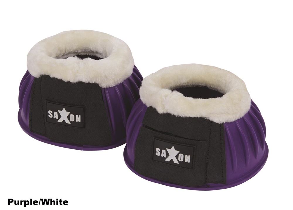 Saxon Fleece Trim Rubber Bell Boot