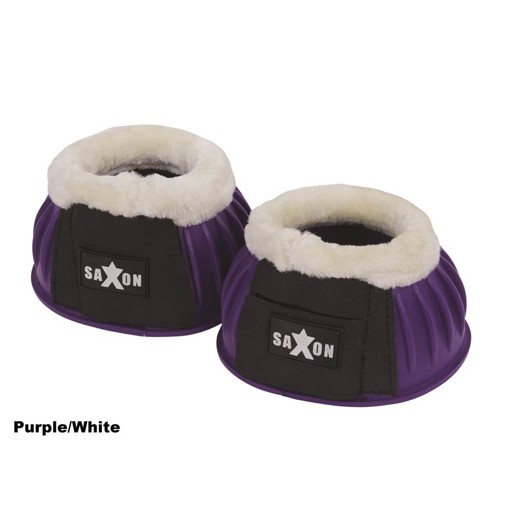 Saxon Fleece Trim Rubber Bell Boot