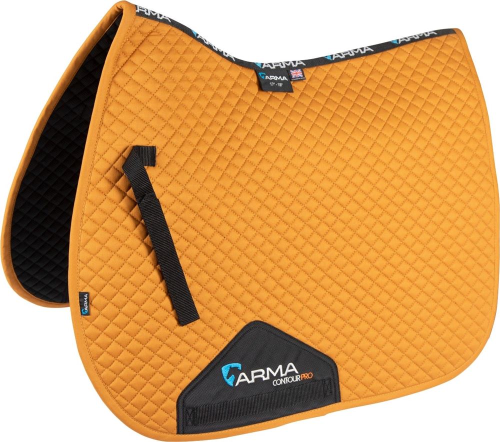 Shires ARMA Saddlecloth (Mustard)
