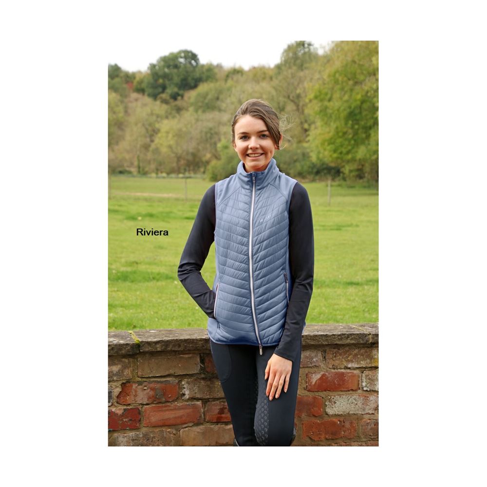 Hy Equestrian Synergy Sync Lightweight Padded Gilet (Riviera)