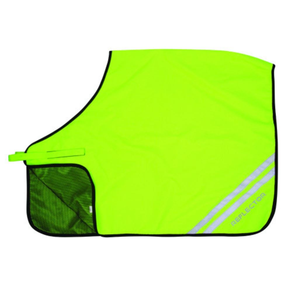 Hy Equestrian Reflector Quarter Mesh Exercise Sheet (Yellow)