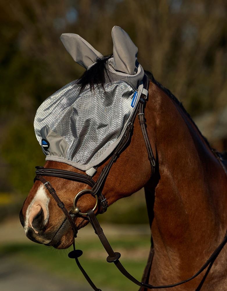 Weatherbeeta Comfitec Hexi Shield Ride On Fly Mask (Silver)