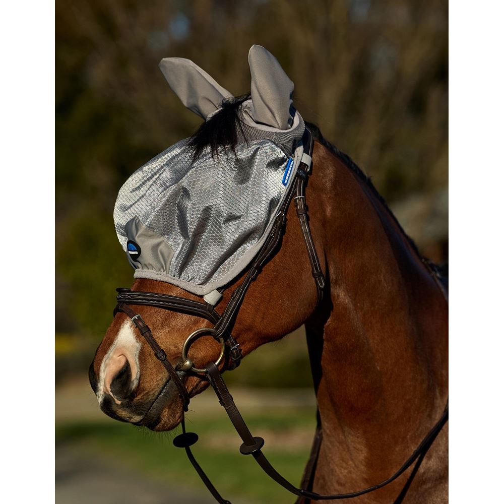 Weatherbeeta Comfitec Hexi Shield Ride On Fly Mask (Silver)