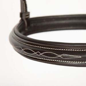 Shires Avignon Padded Raised Cavesson Noseband (Havana)