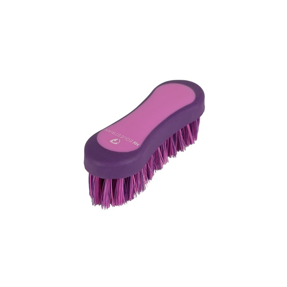 Hy Equestrian Pro Groom Face Brush (Purple/Pink)