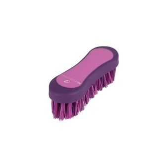 Hy Equestrian Pro Groom Face Brush (Purple/Pink)