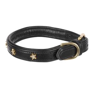 **barcodes** Digby & Fox Star Dog Collar - L, XL, XXL (Black)