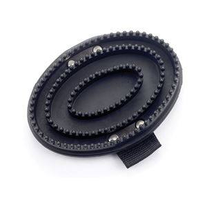 Lincoln Rubber Curry Comb with Web Handle