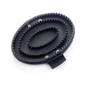 Lincoln Rubber Curry Comb with Web Handle