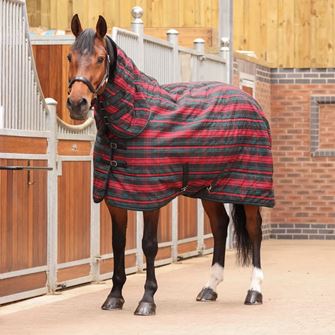 Shires Tempest Plus 200 Combo Stable Rug (Red Tartan)
