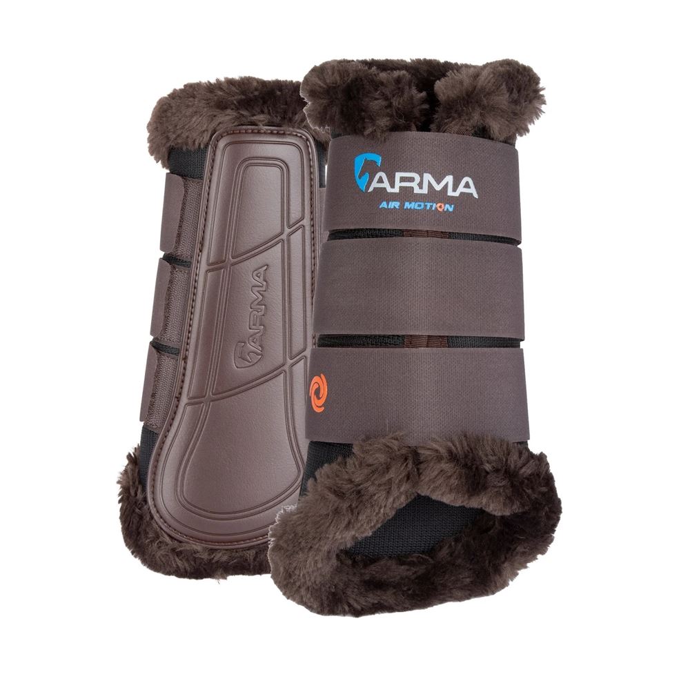 Shires Arma Motion SupaFleece Brushing Boots (Brown)