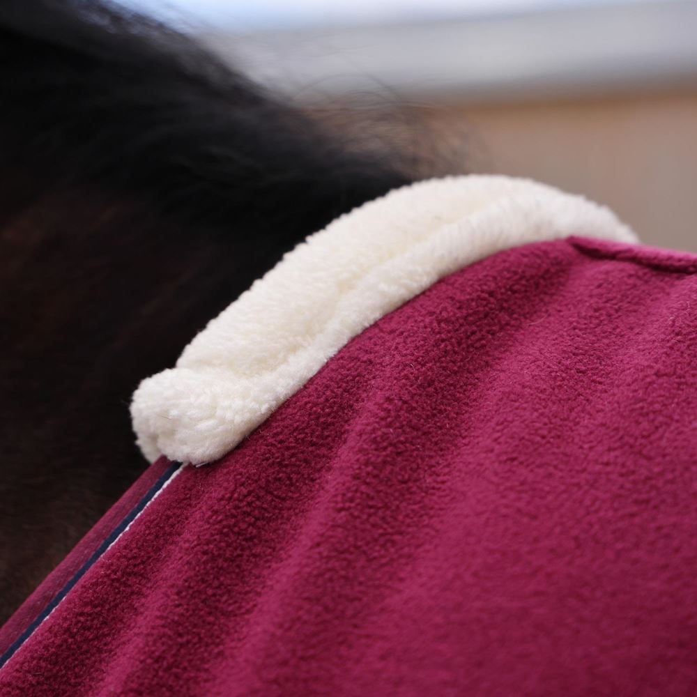 Shires Tempest Original Fleece/Mesh Cooler (Maroon)