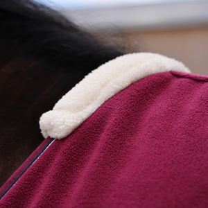 Shires Tempest Original Fleece/Mesh Cooler (Maroon)