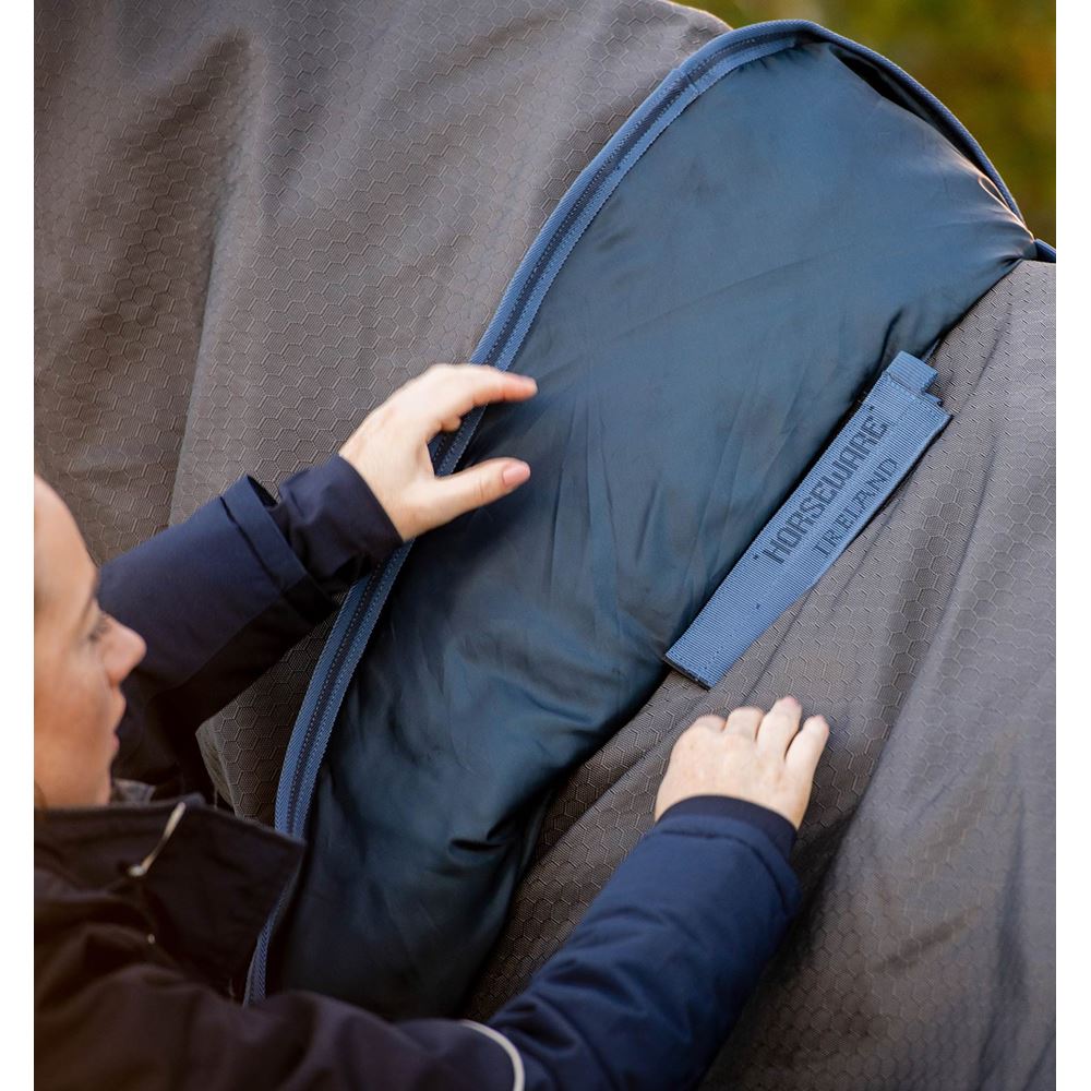Horseware Rhino Plus HexStop Vari-Layer - 250g (Grey/Indigo & Navy) 