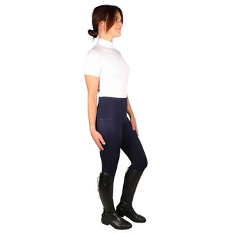 Hy Equestrian Roka Regal Ladies Riding Tights (Navy)
