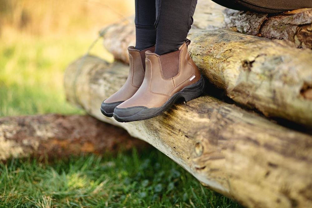 Hy Equestrian Crowden Jodhpur Boots (Brown)