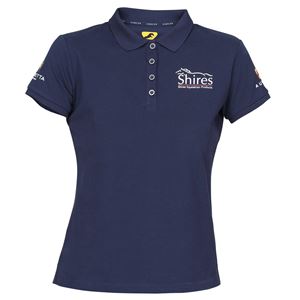Shires Aubrion Branded Polo Shirt (Navy)