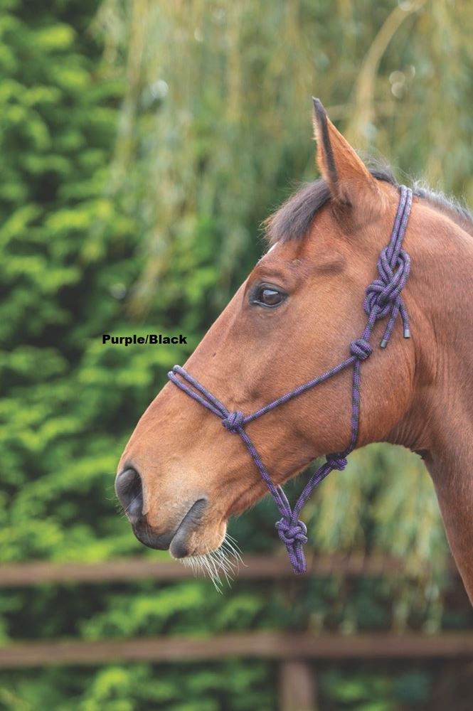 Shires Adjustable Rope Halter