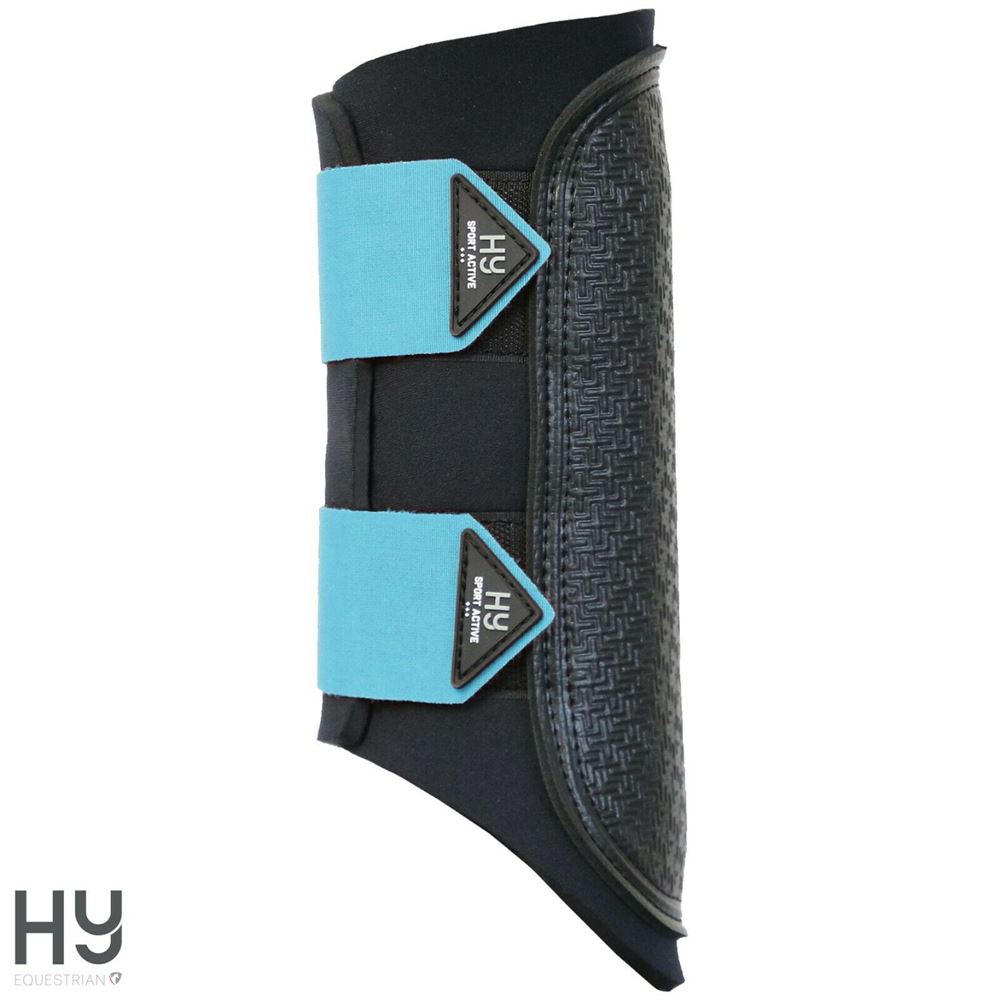Hy Sport Active Brushing Boots (Sky Blue)