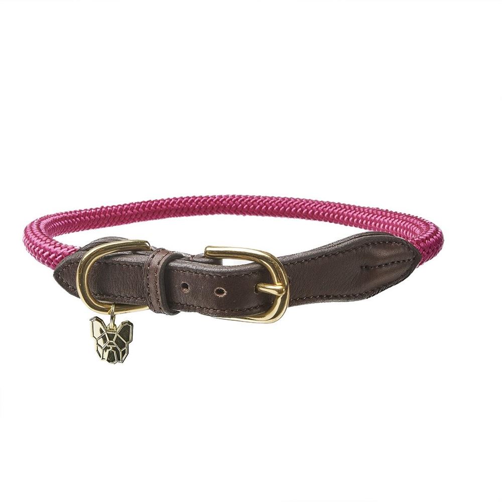 **barcodes** Shires Digby & Fox Fine Rope Collar (Pink)