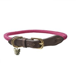 **barcodes** Shires Digby & Fox Fine Rope Collar (Pink)