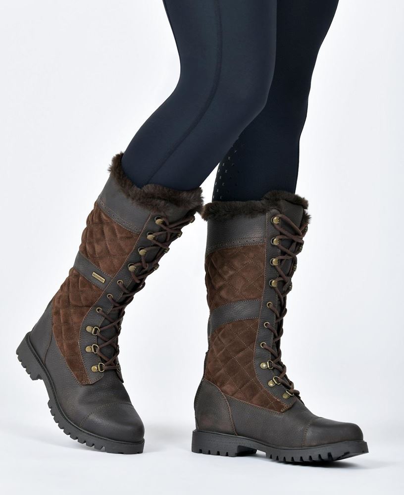 Dublin Yukon Country Quilted Boots (Chocolate Brown)