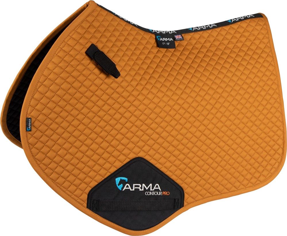 Shires ARMA Jump Saddlecloth (Mustard)