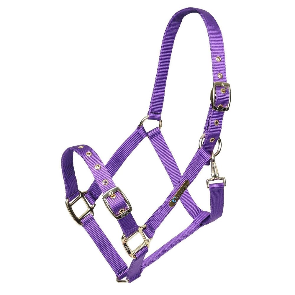 Shires ARMA Adjustable Headcollar (Purple)