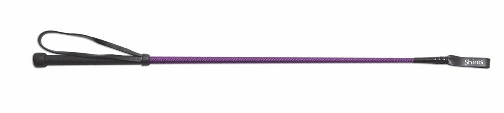 Shires Thread Stem Whip - Child (Plain Purple)
