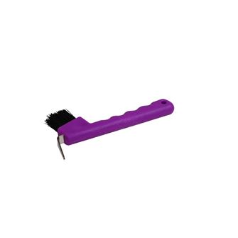 Roma Brights Hoof Pick with Brush (Deep Purple)