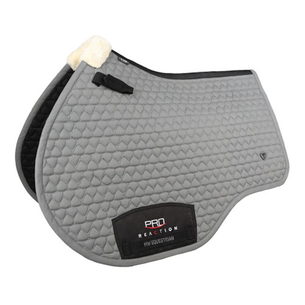 Hy Equestrian Pro Reaction Close Contact Saddle Pad (Grey)