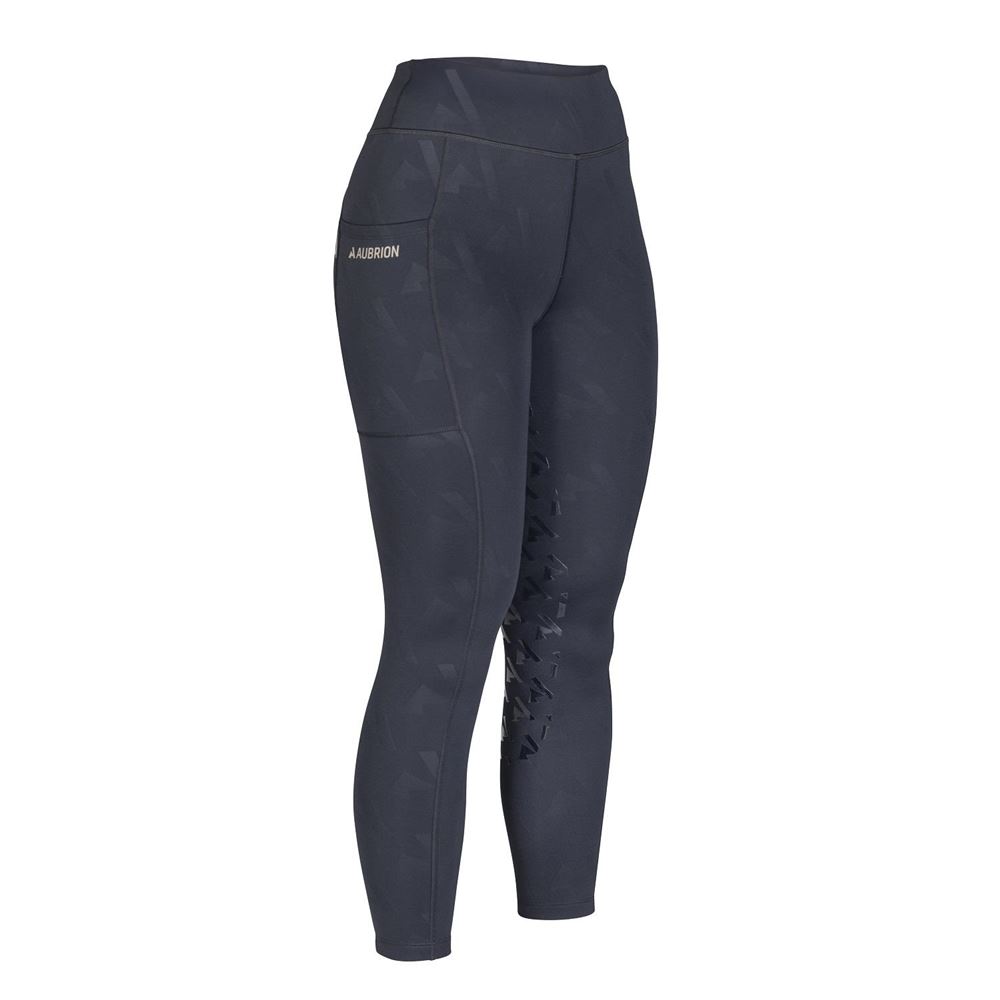 Shires Aubrion React Winter Riding Tights (Shadow)