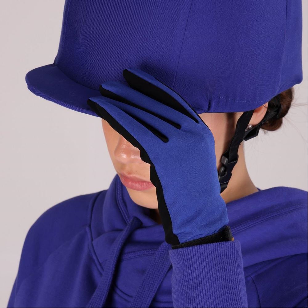 Shires Aubrion Team Winter Riding Gloves (Blue)